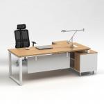 1.8M Office Furniture Desk CEO Office Executive Office Table With Cabinet for sale