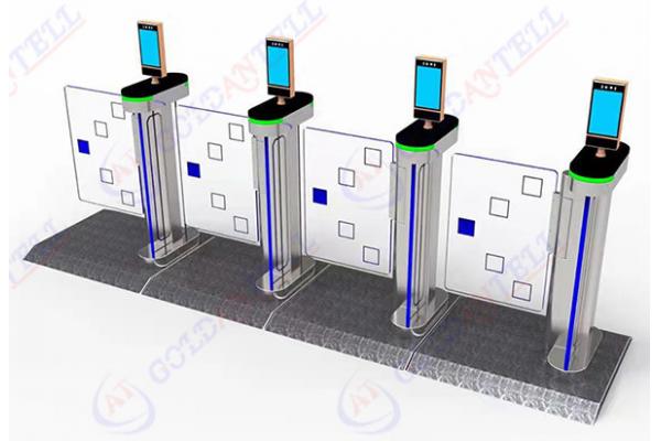 Digital 7 Inch Face Recognition Turnstile Access Control High Speed Gate Turnstile
