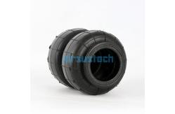 China Static Height 142MM Rubber Air Spring 130142H-2 Double Convoluted Air Suspension supplier