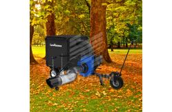 China 180 Gallons Capacity Tow Behind Leaf Vacuum Blower Manual Starting supplier