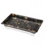 Printed PS Plastic Sushi Tray Recyclable Dustproof for sale