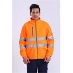 360gsm Cold Weather Workwear OEM Hi Vis Work Jacket With Flap for sale