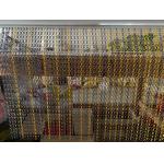 Double Hooks Chain Link Curtain Aluminium Anodized Surface Treatment