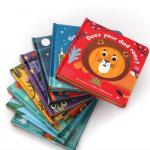 English Children Board Book Printing Cardboard Book Printing 6.5”X6.5” 7”X7” 8”X8” for sale