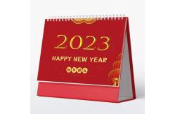 China Cardboard 190x260mm Printable Desk Calendar Double Wire O Binding supplier