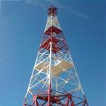 Gsm 60m Self Supporting Lattice Tower Leg Base Polyester Powder Coating Bts Four Legged Radio Communication Metal Antenna Tower for sale