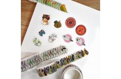 China Japanese Washi Paper Tape Custom Printed Die Cut Masking Washi Tape supplier