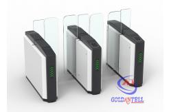 China Rfid Reader Sliding Speed Gate Turnstile With Fingerprint supplier