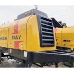 Sany 2019 Used Concrete Trailer Pump HBT60C 65m3/H With Diesel Engine