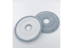 China 23cm Round Microfiber Wet Mop Head For Steam Broom supplier
