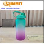 BSCI Water Bottle Inspection , 130USD AQL Final Quality Inspection for sale