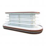 Oval Island Multideck Open Showcase Chiller With Brilliant LED Lights for sale