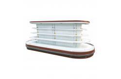 China Semi High Multideck Open Display Chiller With 3 Layers Adjustable Shelving supplier