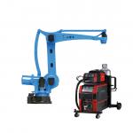 6 Axis Industrial Robot Arm With MAG MIG Welding Machine And Gun for sale