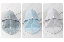 China Home Custom Logo Microfiber Hair Drying Towel Wrap Turban for Quick Dry supplier