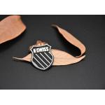 Woven Fabric Heat Transfer Patches With Printed Silicone Logos