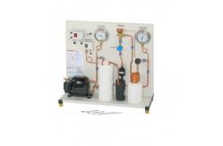China Educational Equipment Trainer Simple Compression Refrigeration Circuit supplier