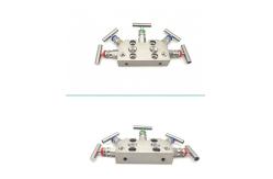 China 1/2 NPT Pressure Transmitter Manifold DPT Direct Mounting 5 Valve supplier