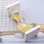 wholesale home decoration wooden tea timer 60 minute vintage hourglass sand timer wood clock for sale