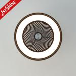 Smart Remote Control LED Ceiling Fan with Air Ventilation and Metal Plastic Material