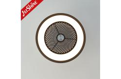 China Smart Remote Control LED Ceiling Fan with Air Ventilation and Metal Plastic Material supplier