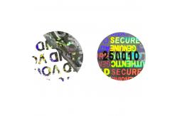 China Customize Logo Die Cut Tamper Evident Security Labels supplier