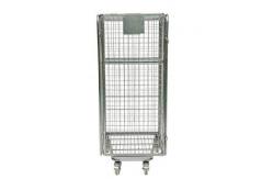 China Zinc Plated Lockable Storage Cage , Wire Mesh Security Cage With Top Lip supplier