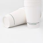 Drinking Double Wall Paper Cup 20oz 610ml PE Coated Cold Drink Disposable Cups for sale