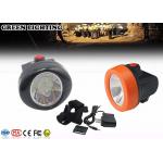 IP68 1W Rechargeable LED Headlamp 2.8Ah Battery 4000 Lux Brightness
