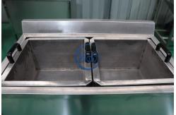 China Gas / Electric Heating Chicken Deep Fryer Machine Commercial Two Baskets supplier
