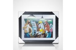 China Hot Sell High Definition Promotion Gift Japanese 3D Lenticular Anime Posters With Frame supplier