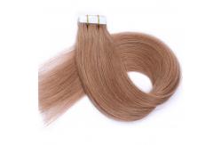 China 100 Human Hair Tape In Extensions , Tape Weft Hair Extensions No Shedding supplier