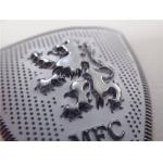Embossed Silver TPU 0.7mm Custom Clothing Patches for sale