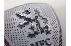 China Embossed Silver TPU 0.7mm Custom Clothing Patches supplier