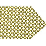 Decorative Metal Fabric Cladding , Architectural Metal Mesh Weft Diameter 2mmx2