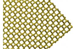 China Decorative Metal Fabric Cladding , Architectural Metal Mesh Weft Diameter 2mmx2 supplier
