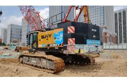 China 2021 Sany 60 Ton Crawler Crane 43m Maximum Lifting Height Excellent Condition supplier
