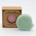 7.8*7.5cm Shell Shape Konjac Sponge for sale