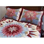 Wonderful Handmade Twin Size Bedding Sets 4 Pcs 100% Cotton Geometric Design for sale