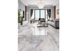 China Large Format Porcelain Full Body Marble Tile Glossy Glazed 600*1200 supplier