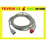 HP invasive blood pressure cable round12pin for Utah transducer , HP IBP adapter cable for sale
