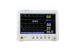 China ECG 10 Inch Portable Vitals Machine Supports 6 Parameters supplier