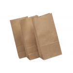 Recyclable White Or Brown Kraft Paper Bag Reusable  7 Colors Custom Logo Printed for sale