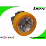 Hard Hat LED Light Mining Cap Lamps , Cordless Mine Rechargeable Cap Light 3.7V for sale