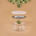 Food Grade Transparent PP 3.5G Weed Metal Tuna Tin Cans for sale