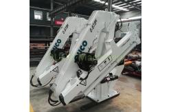 China Space Save Foldable Telescopic Offshore Pedestal Crane Knuckle Boom 0.6t 8m supplier