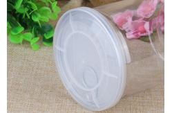 China Plastic Packaging Tube Airtight Waterproof Clear Pet Jar With EOE Lid supplier
