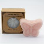 Fashion Konjac Butterfly Bath Sponge Studio Beauty Facial Cleansing Sponges for sale