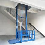 1000kg Load 5m Hydraulic Freight Elevator Industrial Goods Lift for sale