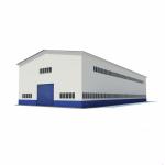 Fireproof Structural Purlin Prefabricated Steel Warehouse For Outdoor for sale